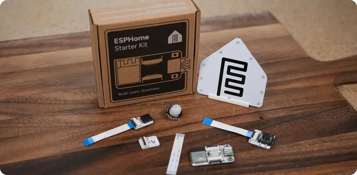 ESPHome Starter Kit box contents