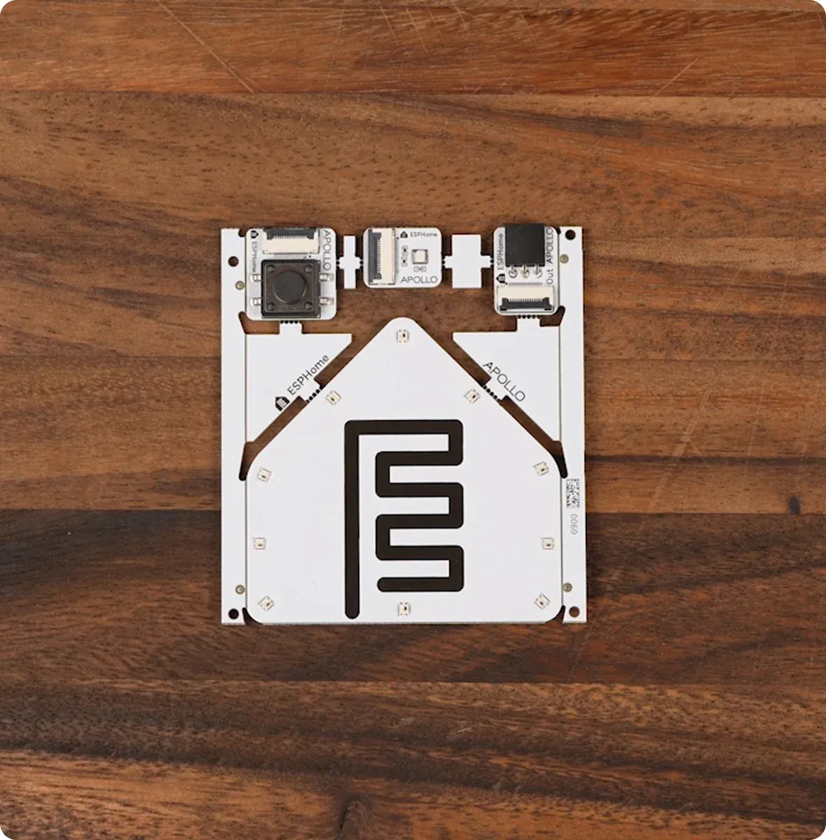 ESPHome Starter Kit with snap mounts attached